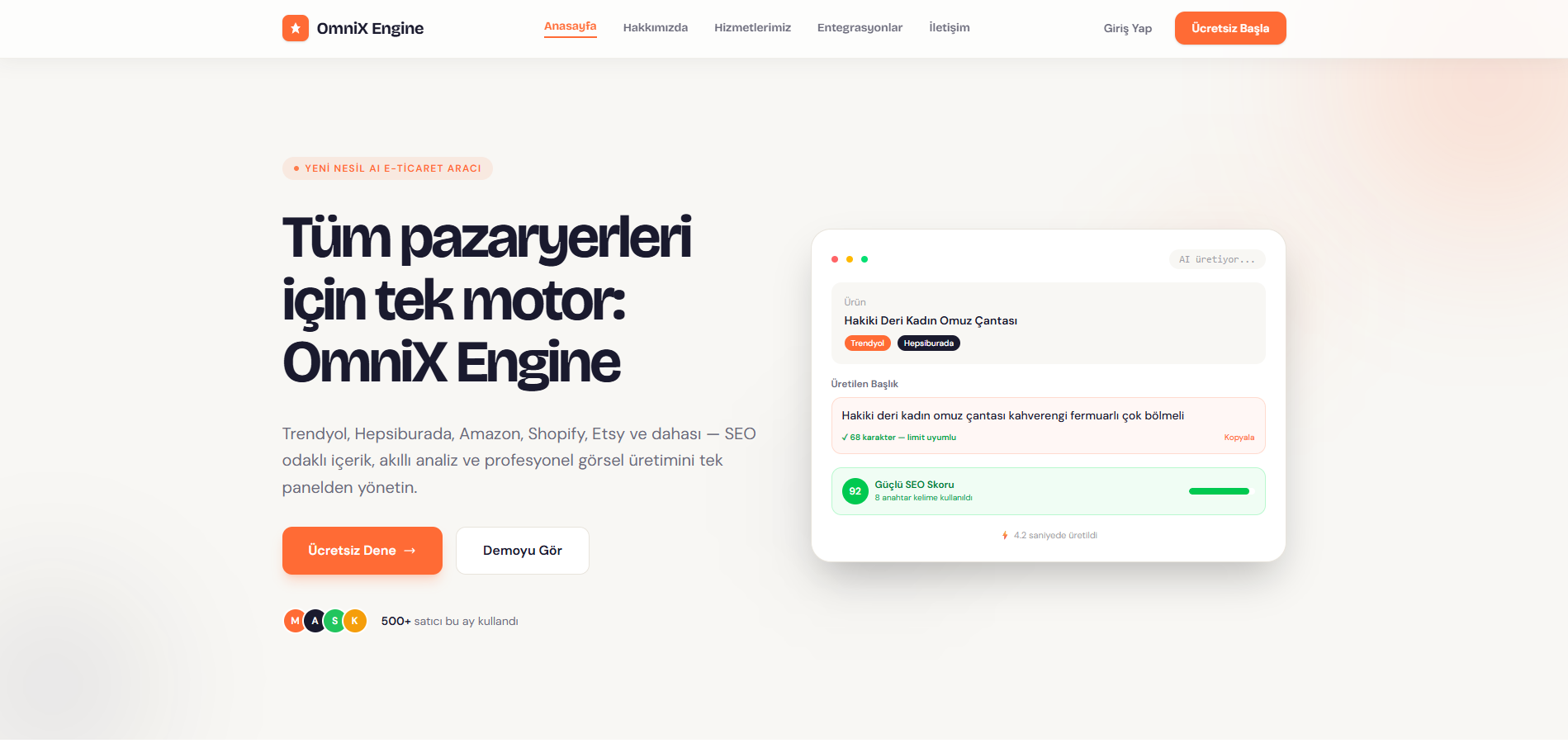 OmnixEngine — B2B SaaS